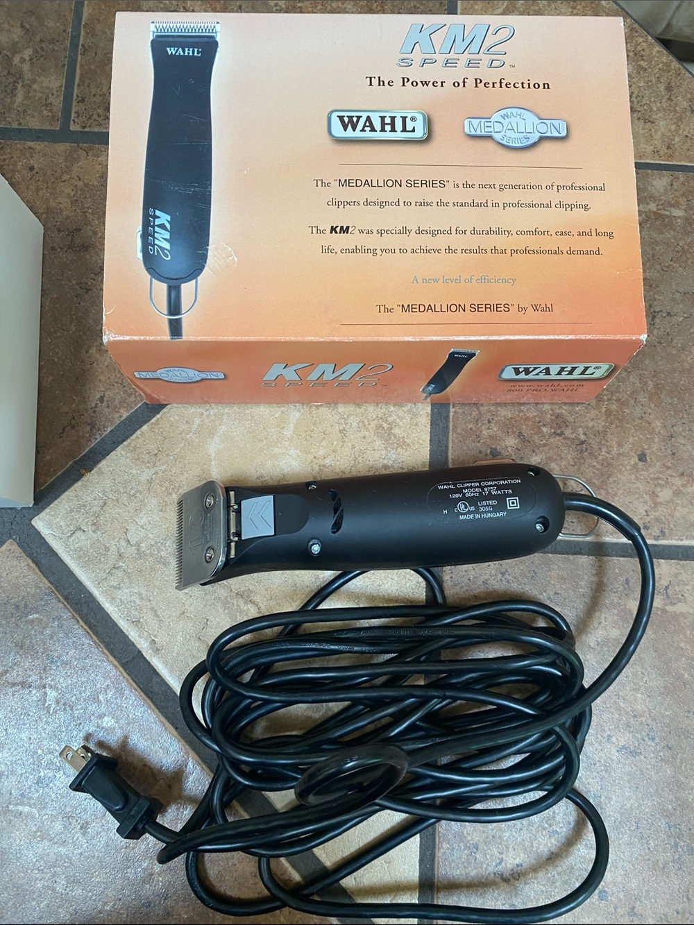 Wahl Black Corded Hair Clipper with Long Power Cord